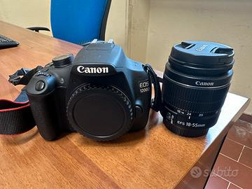 Canon EOS 1200D con obiettivo