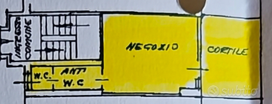 Negozio con veranda zona gries