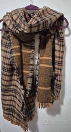 Sciarpa invernale donna con frange