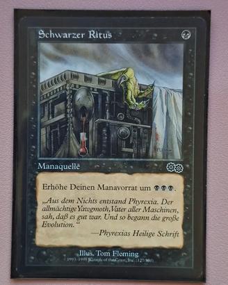 Magic MTG Schwarzer Ritus (Rituale Oscuro)
