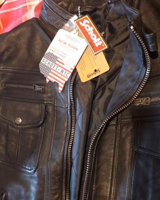 GIUBBINO SCHOTT PELLE NEW NUOVO DI ZECCA!!  OCCASI