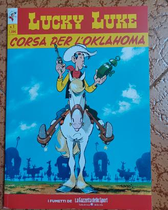 Fumetto Lucky Luke - Corsa per l'Oklahoma
