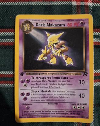 Pokemon  Dark  Alakazam  18/82 Team  Rocket  Prima