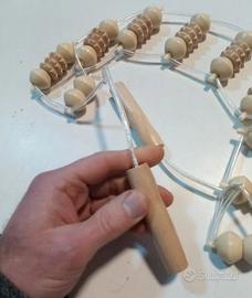 Massaggiatore Manuale a Corda Rulli per Schiena