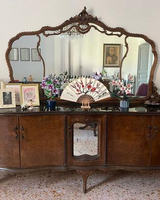 Credenza e Toletta in stile Chippendale anni 1950