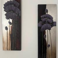 Coppia di quadri olio su tela 