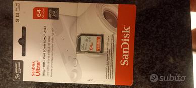 scheda memoria nuova 64GB