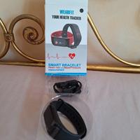 Smart bracelet wearfit nero multifunzione 