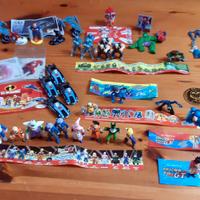 LOTTO SORPRESINE EROI MARVEL, DIGIMON, DRAGONBALL.