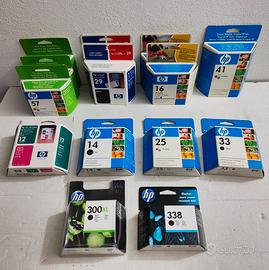 Cartucce varie stampanti HP nuove sigillate   Pgpn