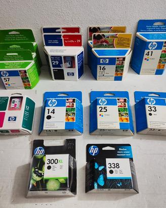 Cartucce varie stampanti HP nuove sigillate   Pgpn