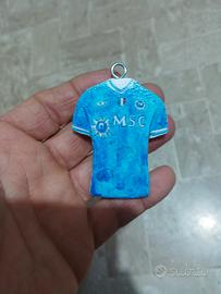 Portachiavi in legno Napoli calcio