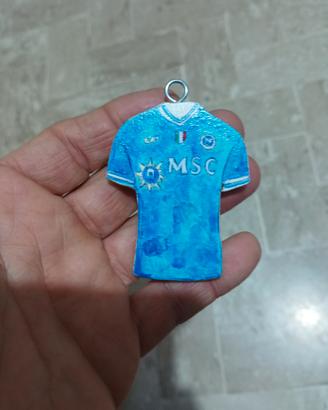Portachiavi in legno Napoli calcio