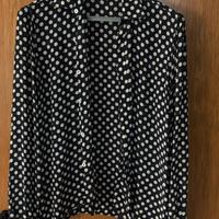 Camicia donna sartoriale a pois