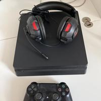 Ps4 slim + cuffie da gaming