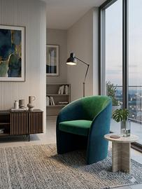 Set 6 Poltroncine di Design Bicolore