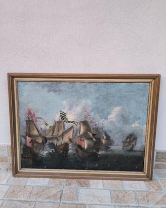Dipinto battaglia navale