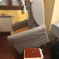 Poltrona eletrica con ruote