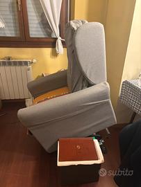 Poltrona eletrica con ruote