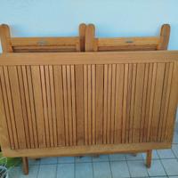 Tavolo California 120x70 + 2 poltrone