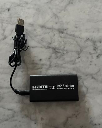 ESYNiC HDMI 2.0 Splitter 2 Vie HDMI