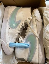 Nike Blazer mid '77 white glacier blue 40.5 donna