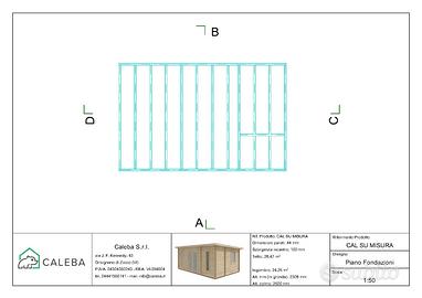 Casetta in legno nuova