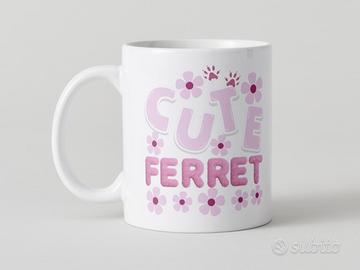 Tazza Personalizzata + Nome Tuo Furetto Gatto & C.