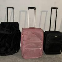 Set tre valigie Trolley morbide con ruote