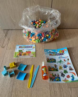 Set Playcorn mattoncini di amido di mais