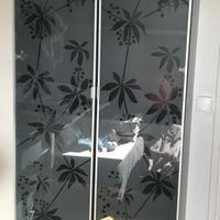 Ante basse Billy Ikea vetro bordo alu