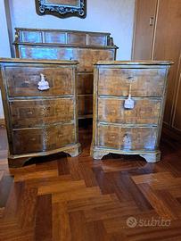Cassettone e comodini d'epoca fine 800