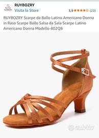 RUYBOZRY Scarpe da Ballo Latino Americano