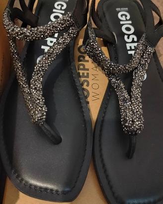 Sandali gioiello in pelle