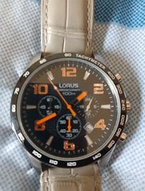 Orologio acciaio  crono  Lorus uomo
