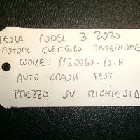 Tesla model 3 2020 motore elettrico anteriore