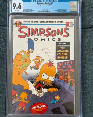 Simpsons Comics #1 (1993) – CGC 9.6 - Prima Ed.