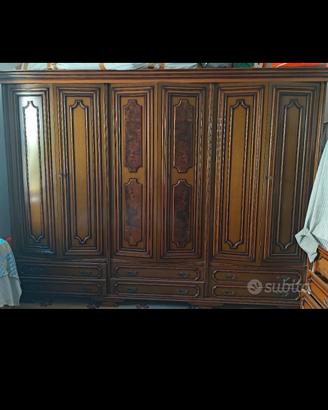 camera da letto in legno