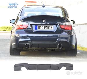 DIFFUSORE BMW E90 E91 LOOK M PERFORMANCE NERO LUCI