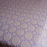 Copriletto lavorato uncinetto