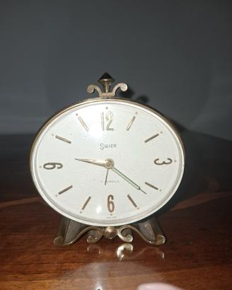 Orologio sveglia Swiza anni '50