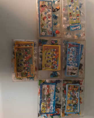Set completi puffi Kinder sorpresa 