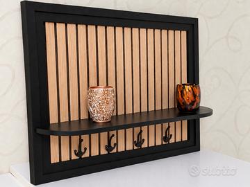 Mensola giardino in legno  design da parete 