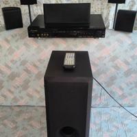 Sistema surround 5.1 pioneer + sub yamaha