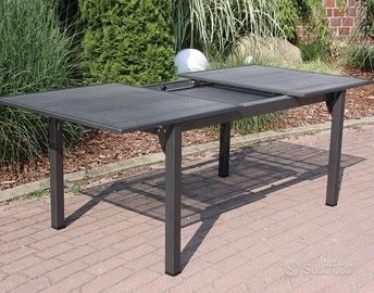 MWH Tavolo allungabile in lamiera 146/246x90