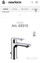 2 Rubinetti-Miscelatori EXTRO Newform