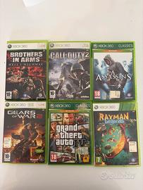 Lotto 6 giochi Xbox 360 originali – ottime cond.