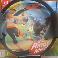 Nintendo switch ring fit adventure gioco