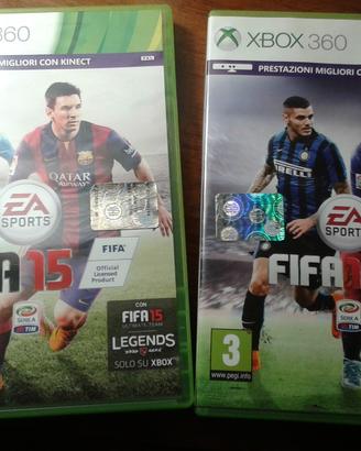 XBOX 360 - FIFA 15 e 16