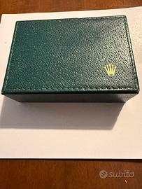 Rolex  scatola 68002 anni 80  interno intarsio